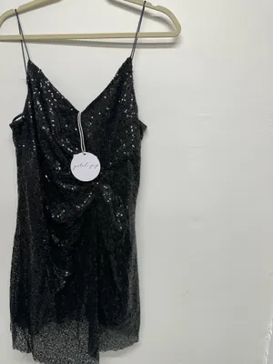 Petal & Pup Riri Sequined Wrap Mini Dress thumbnail 5