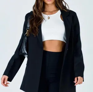 Princess Polly Blazer Black thumbnail 1