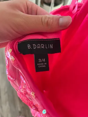 B. Darlin Hot Pink Homecoming Dress thumbnail 4