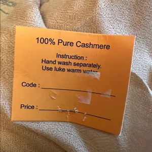 Pashmina nwt full, fine $375 Kashmir Paradise Arts Beige cashmere thumbnail 4