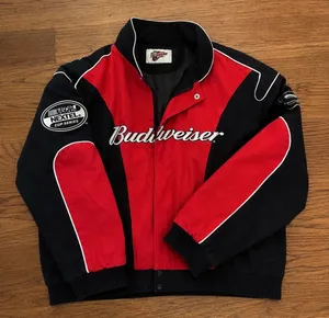 Budweiser Vintage Car Racing Jacket thumbnail 1