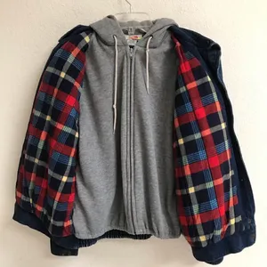 Vintage Dawn 90s denim jacket with built-in hoodie L‎ thumbnail 8