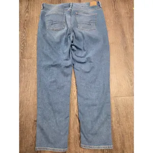 American Eagle TOMGIRL Button Fly Denim Jeans Stretch 14 Long Tall thumbnail 6
