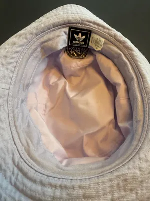 Adidas Trefoil Embroidered Light Purple Cotton Bucket Hat with AL-MAC Patch thumbnail 5
