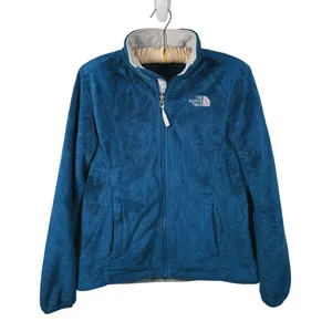 The North Face Womens Osito Full Zip Fuzzy Fleece Jacket Size S Blue Outdoor thumbnail 2