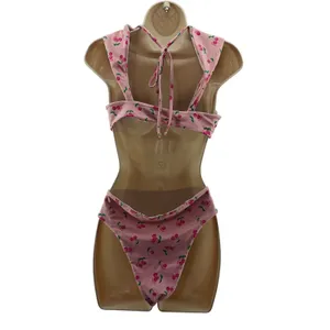 Blackbough Reversible Cherry Bikini Set Womens Small thumbnail 6