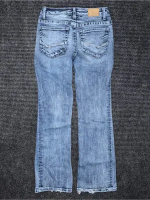 Buckle BKE Stella Mid Rise Slim Fit Bootcut Jeans Sz 25 x 28.5 SHORT flaw thumbnail 2