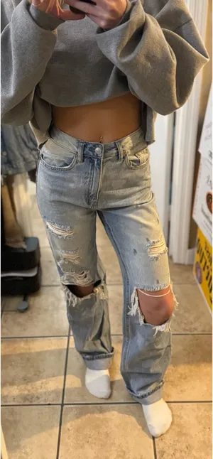 PacSun 90s Boyfriend Jeans Distressed thumbnail 1