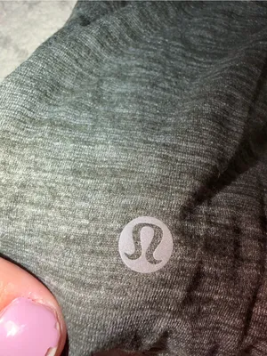 Lululemon Run For Gold Tank Size 4 Heathered Gator Green Deep Camo thumbnail 5