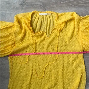 Alice + Olivia Julius flutter sleeve blouse Medium thumbnail 9
