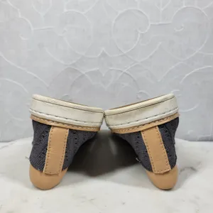 UGG Sammy Chevron Sneakers Womens Size 7 Gray Mesh Stretch Knit Slip On Flats thumbnail 9