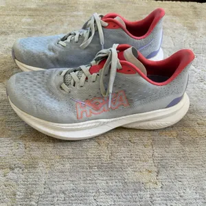 Hoka Mach 6 Running Shoes Women 9.5 Blue Coral Purple Lightweight Trainers thumbnail 6
