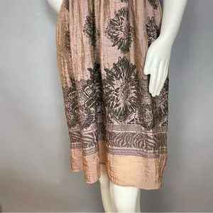 Anthropologie Lapis Convertible Dress Skirt Shirred Smocked Strapless‎ One Size thumbnail 5