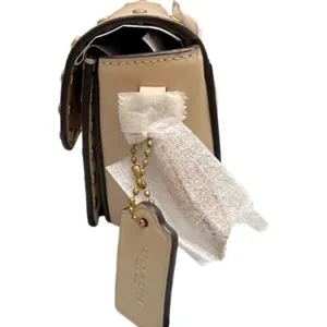 Coach Ivory Glove Tan Leather w/ Crystal Rivets Studio Baguette Shoulder Bag New thumbnail 9