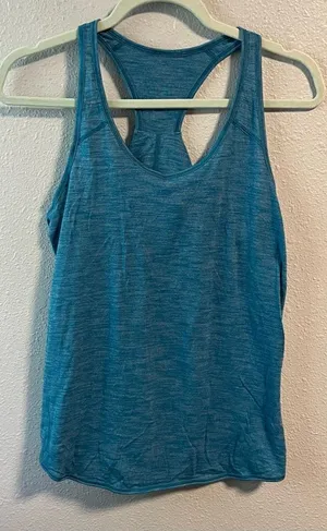 Lululemon Marled Teal Essential Tank thumbnail 1