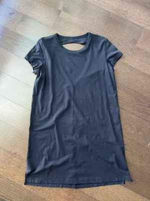 Lululemon black t shirt dress thumbnail 1