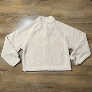 NWT Cozy Quarter Zip in Sand Tan Sherpa Fleece Size XS/S thumbnail 9