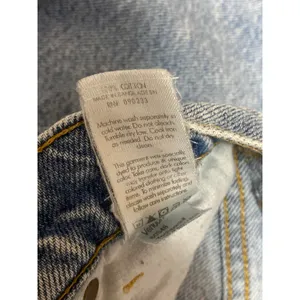 Pacsun Women's Blue High Waisted Frayed Hem Straight Leg Denim Jeans Pants Sz 24 thumbnail 5