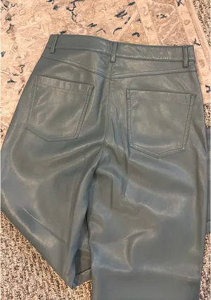 7 For All Mankind Leather Pants thumbnail 4