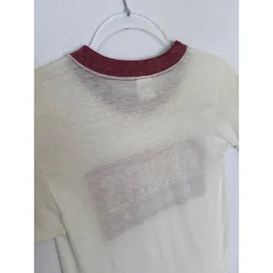 Vintage 90s Hershey’s Milk Chocolate Ringer Tee USA Made Slim Fit Small thumbnail 10