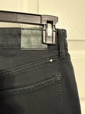 Lucky Brand Bridgette Black Distressed Skinny Jeans thumbnail 3