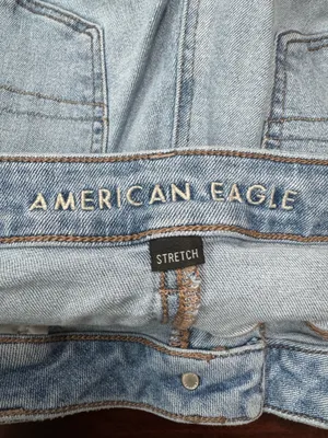 American Eagle Stretch Mom Jean Denim Jeans Size 14 thumbnail 7