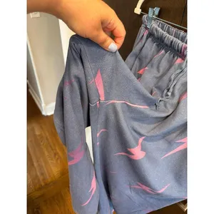 Aviator Nation Repeat Bolt sweatpants in a blue and pink colorway women's xL thumbnail 5