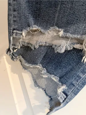 MOTHER The Insider Crop Step Chew Hem in Dancing on Coals size 27 thumbnail 6