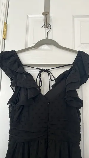 Altard State Black Swiss Dot Dress thumbnail 3