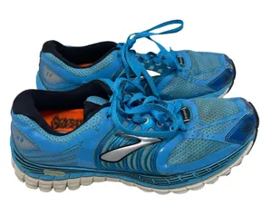 Brooks Glycerin 11 Blue Black Running Shoes Sneakers 1201372A560 Women 10 Narrow thumbnail 1
