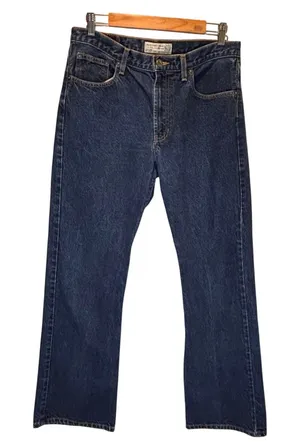 Abercrombie & Fitch Vintage Dark Wash Wide Leg Jeans - size 10 thumbnail 1