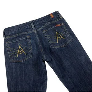 7 For all Mankind A Pocket Denim Flare Hems Jeans Y2K thumbnail 8