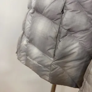 Eddie Bauer Women's 650 Silver Plaid Checkered Jacket Size Small thumbnail 10