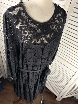 Simply Vera Wang Dress Black Lace XXL thumbnail 6