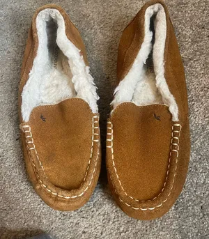 Brown Suede Koolabura Moccasin Slippers by Ugg • Sz 7 thumbnail 1
