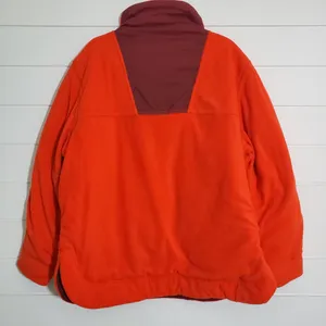 Free People FP Movement Climber Orange Fleece Oversized Jacket‎ Size L thumbnail 5