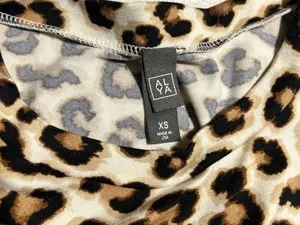 Alya Leopard Print Butter Soft Cozy Relaxing T-shirt Dress thumbnail 3