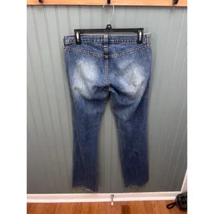 Abercrombie & Fitch Vintage Y2K Lace Up Front Low Rise Jeans Made in USA 4 thumbnail 2