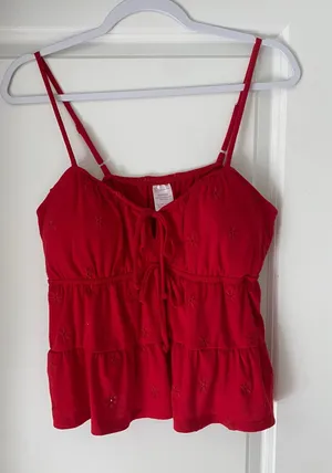 No Boundaries Red Tank Top thumbnail 1