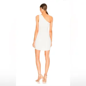 Like anew! Amanda Uprichard REVOLVE Conetta Dress in Ivory, size XS thumbnail 3