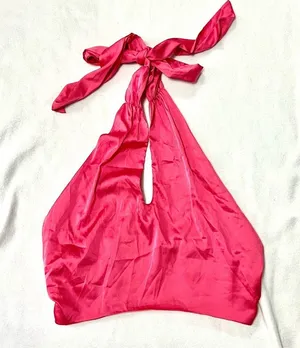 Do + Be halter satin blouse thumbnail 6