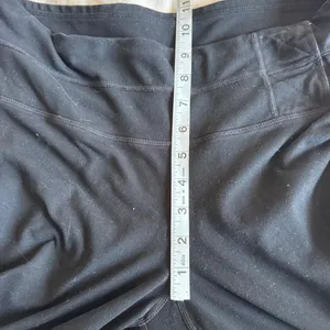 Vintage Y2K prAna Black Cropped Flare Yoga Pants Leggings L Low Rise 00s thumbnail 6