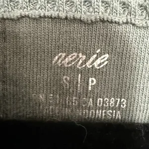 Aerie green waffle knit pullover sweatshirt size small thumbnail 3