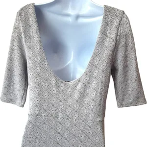 Free People Floral Purple & Green Texture Mini Dress FairyCore Feminine Dainty L thumbnail 7