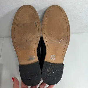 Ted Baker 39 US 8 Drayan Loafer Magnolia Accent Black Leather Gold Bit Shoes thumbnail 10