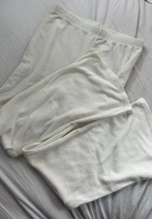 Wide Leg Sweatpants Tan thumbnail 1
