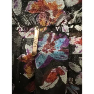MISA Los Angeles Fleur Mini Dress in Black Floral SizeXS lightweight thumbnail 8