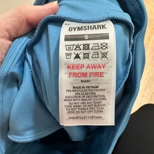 GYMSHARK |‎ Woman's Coastal Blue Reps Biker Ruched Cycling Power Tight Shorts, S thumbnail 6