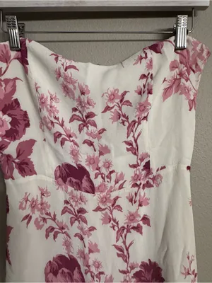 REFORMATION Arta Strapless Maxi Dress thumbnail 3