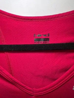 Hind Women's Athletic V-Neck Short Sleeve Tee Pink XS thumbnail 2